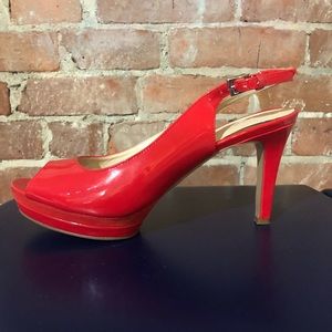 Nine West Red Slingback